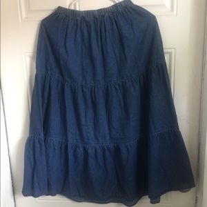 CW Classic Blue Jean Skirt